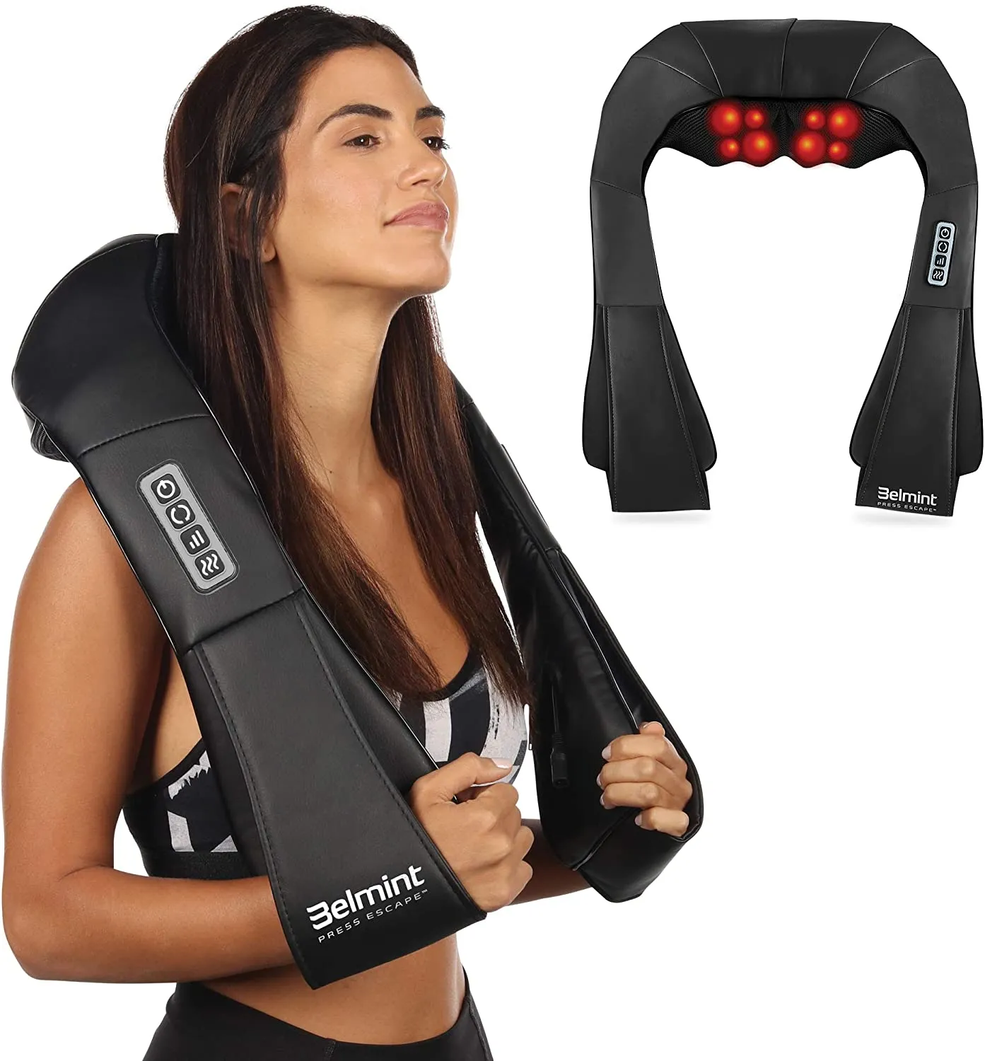 #1 Back Pain Relief Shiatsu Massager with Heat