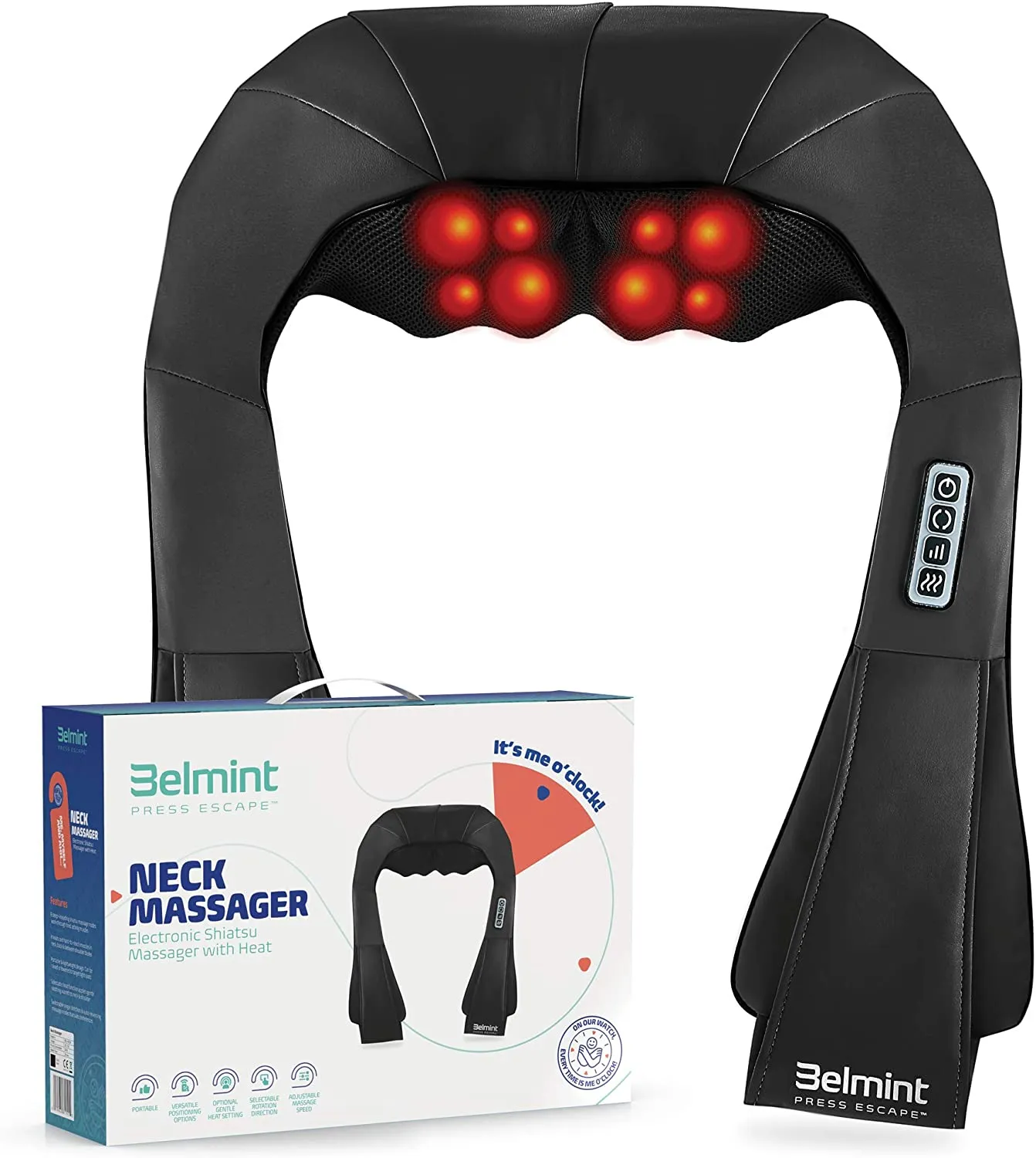 #1 Back Pain Relief Shiatsu Massager with Heat