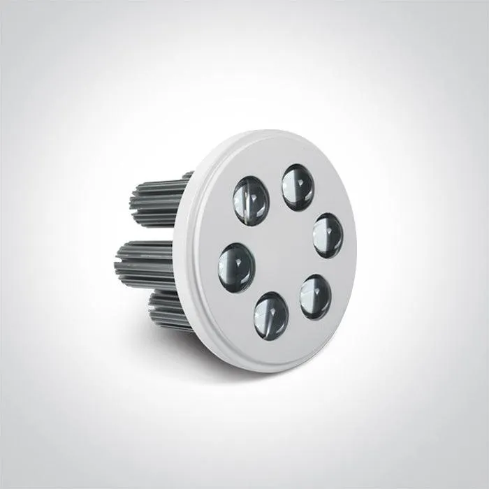 10106NA R111 ALUMINIUM LED DL 6x3w 35d 350/700mA