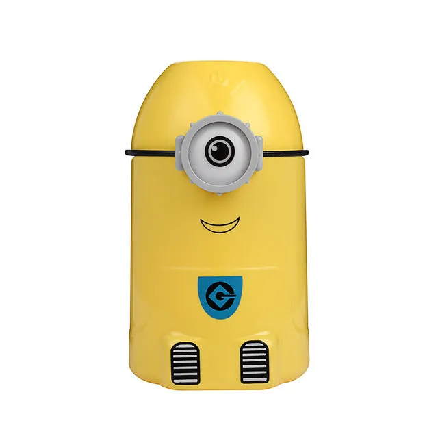 2017 New Cartoon Minions Humidifier USB Ultrasonic Essential Oil diffuser difusor de aroma with Night Light mist maker fogger