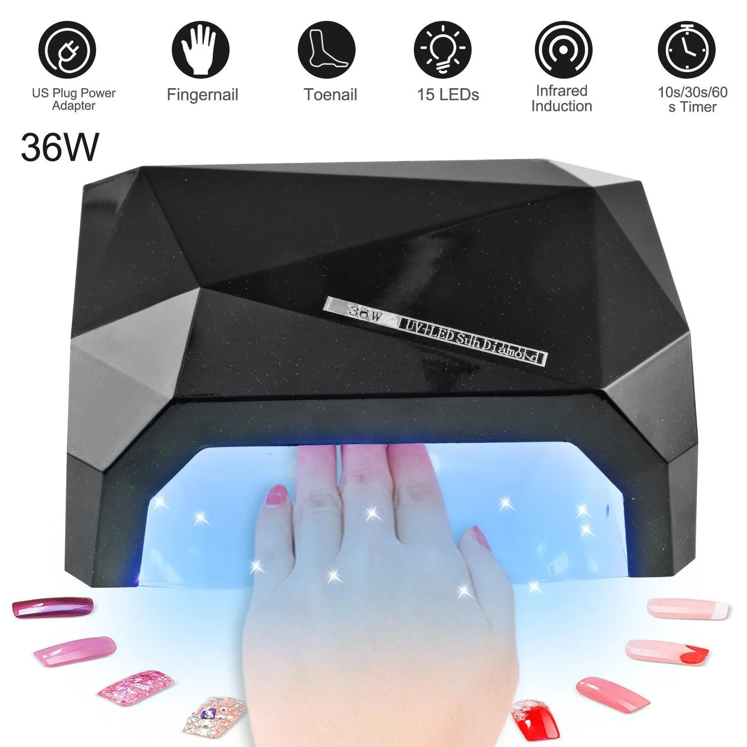 36W UV LED Lamp Nail Polish Dryer