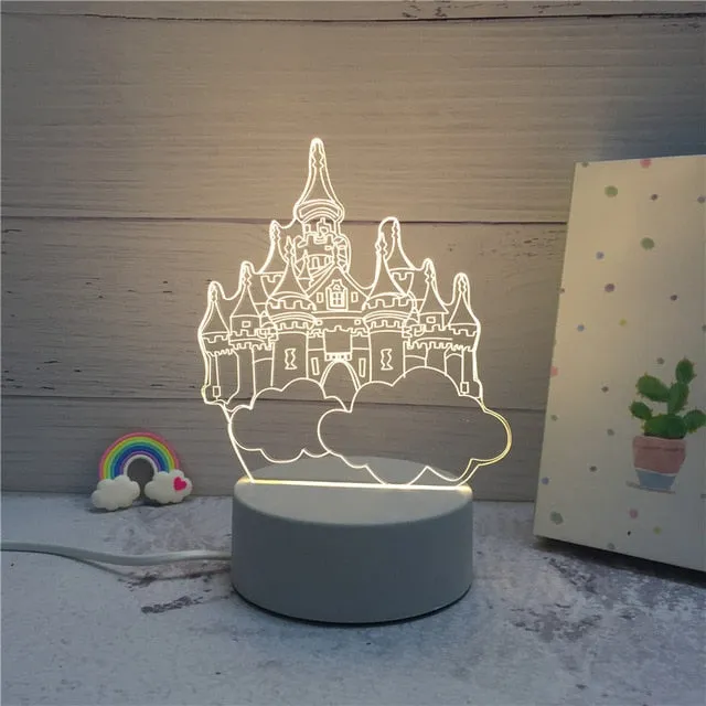 3D Creative Night LED Lamp