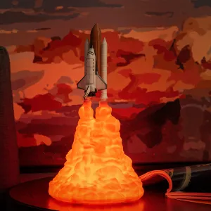 3D Print Space Lovers Rocket Lamp