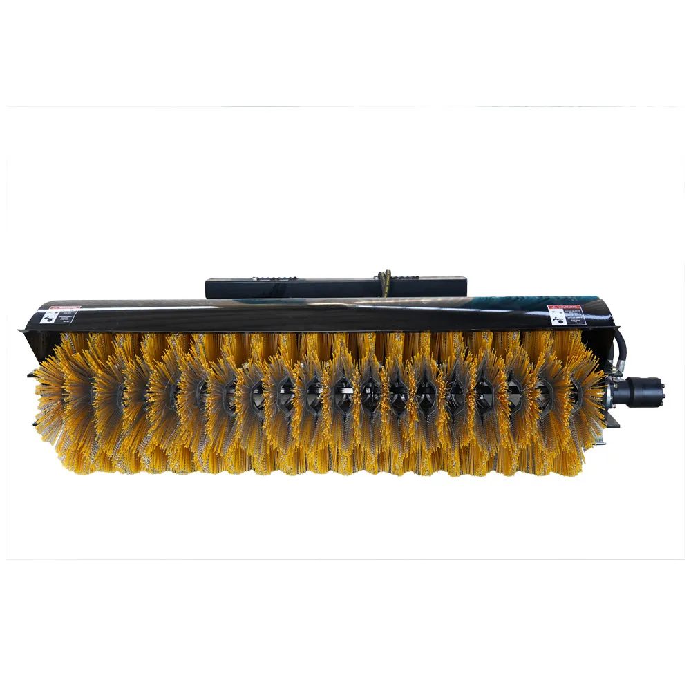 72" Skid Steer Hydraulic Rotary Angle Broom Sweeper