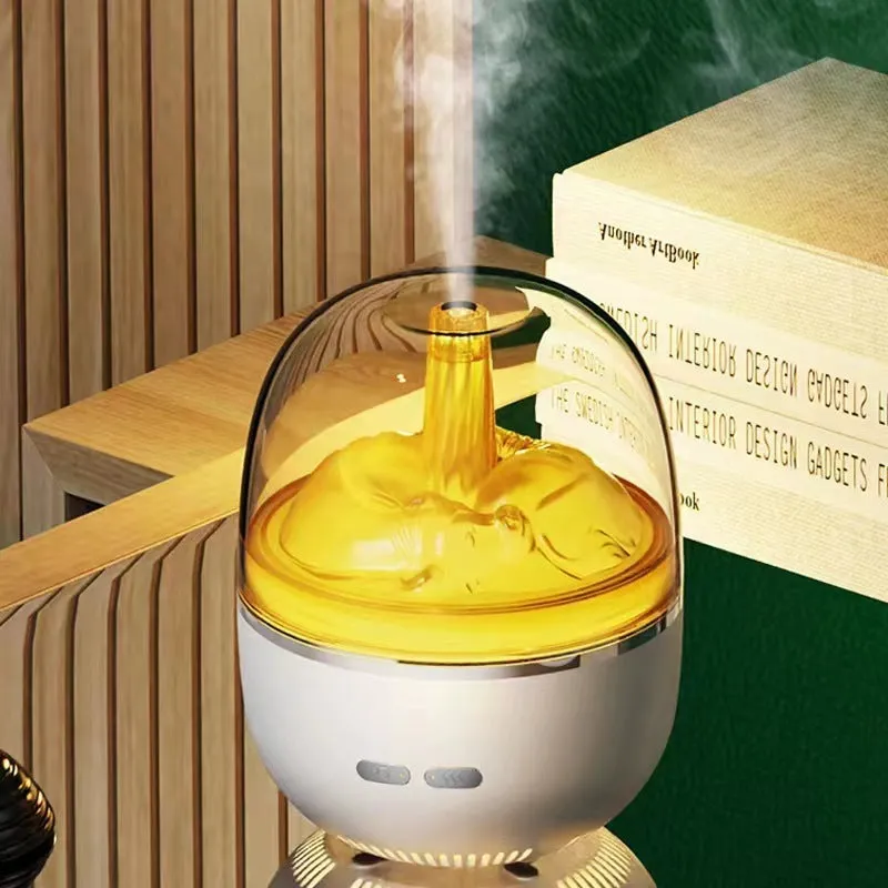 Air Humidifier Essential Oil Ultrasonic Aromatherapy Atomizer Colorful Light Heavy Fog Volume Office Home Accessories