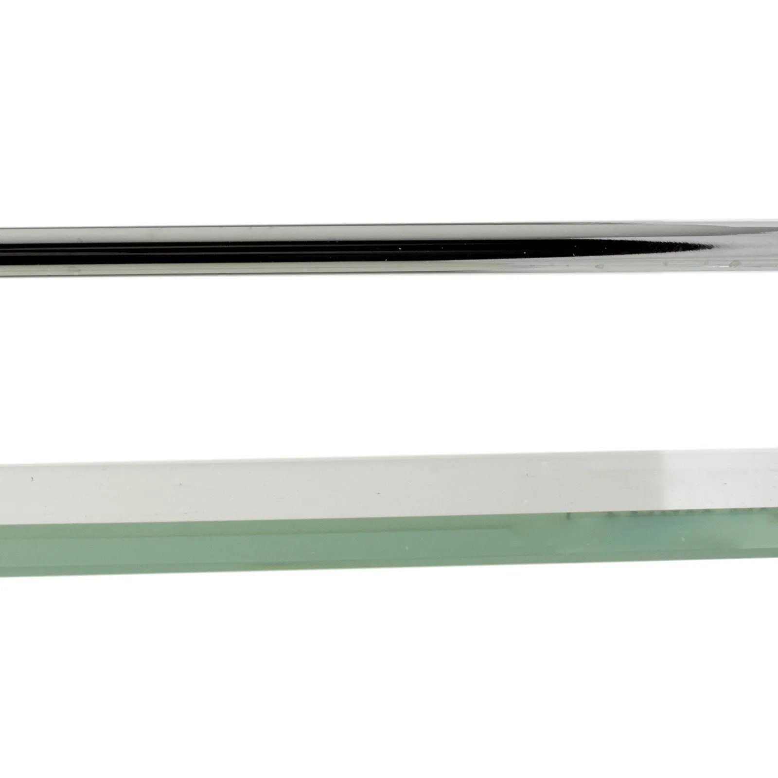 ALFI AB9549 Polished Chrome Wall Mounted Double Glass Shower Shelf Accessory