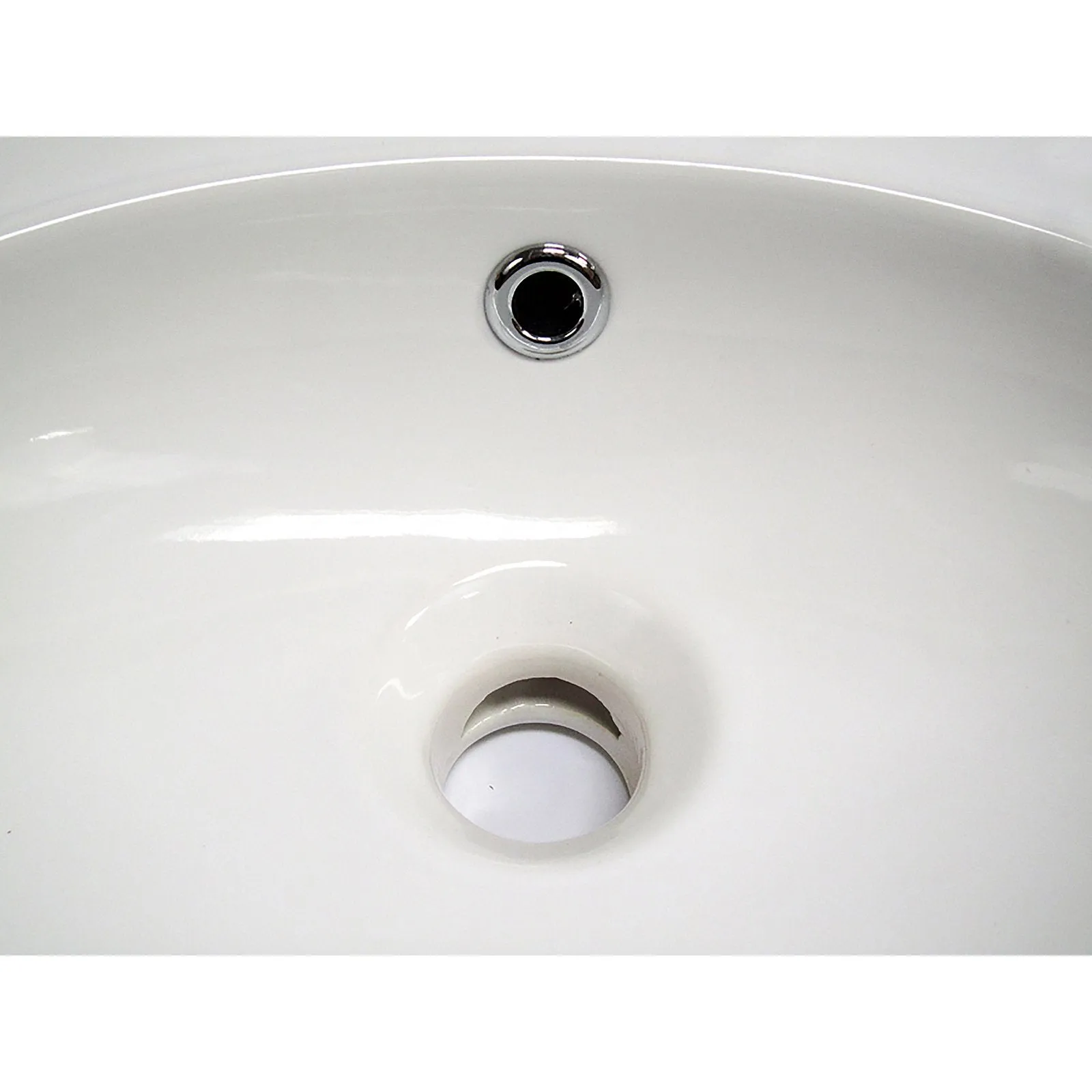 ALFI Brand AB107 Small White Wall Mounted Ceramic Bathroom Sink Basin