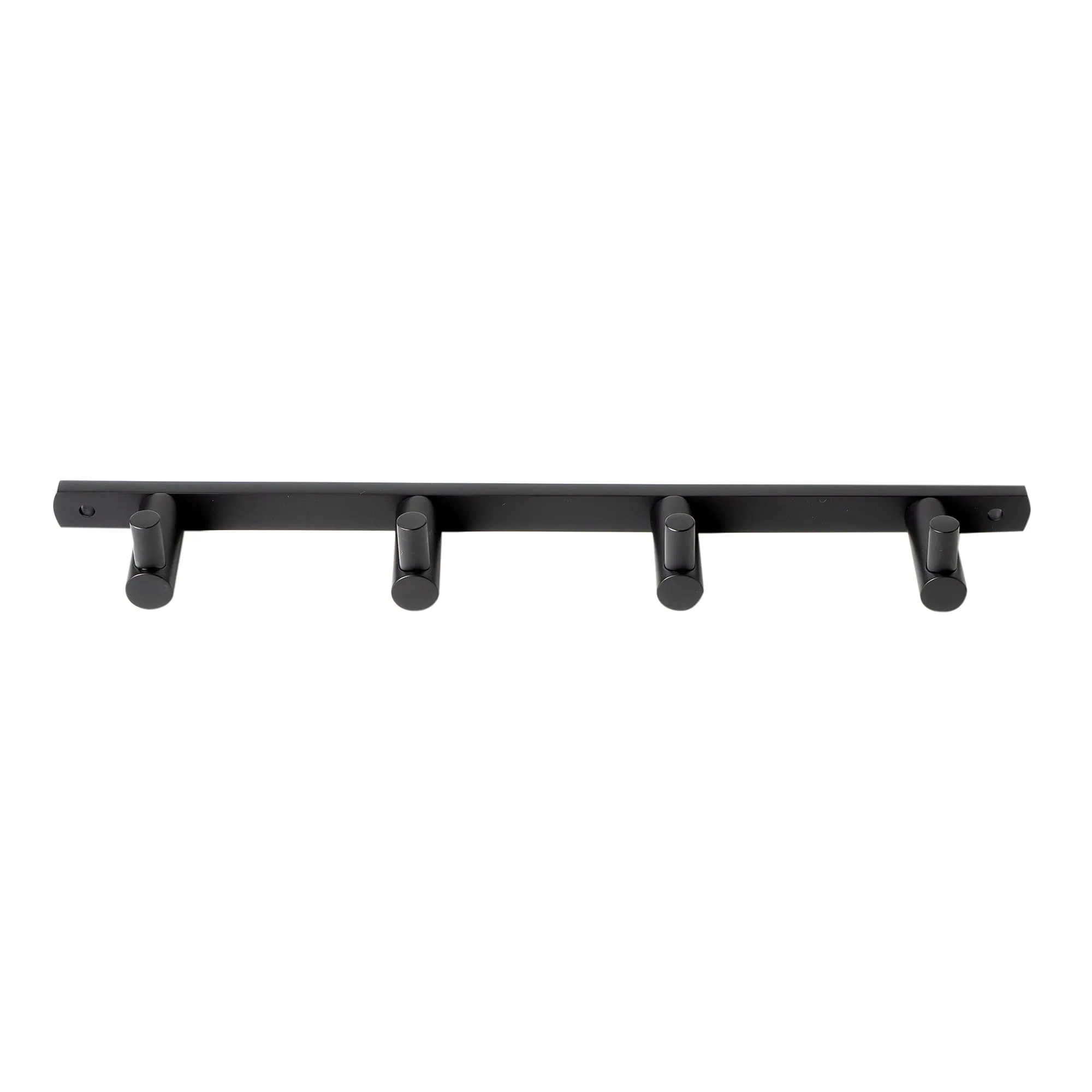 ALFI Brand AB9528-BM Black Matte Wall Mounted 4 Prong Robe/Towel Hook