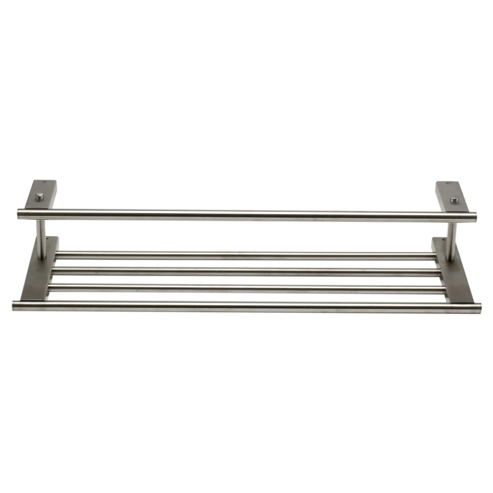 ALFI Brand AB9564-BN Brushed Nickel 26 inch Towel Bar & Shelf Bathroom Accessory