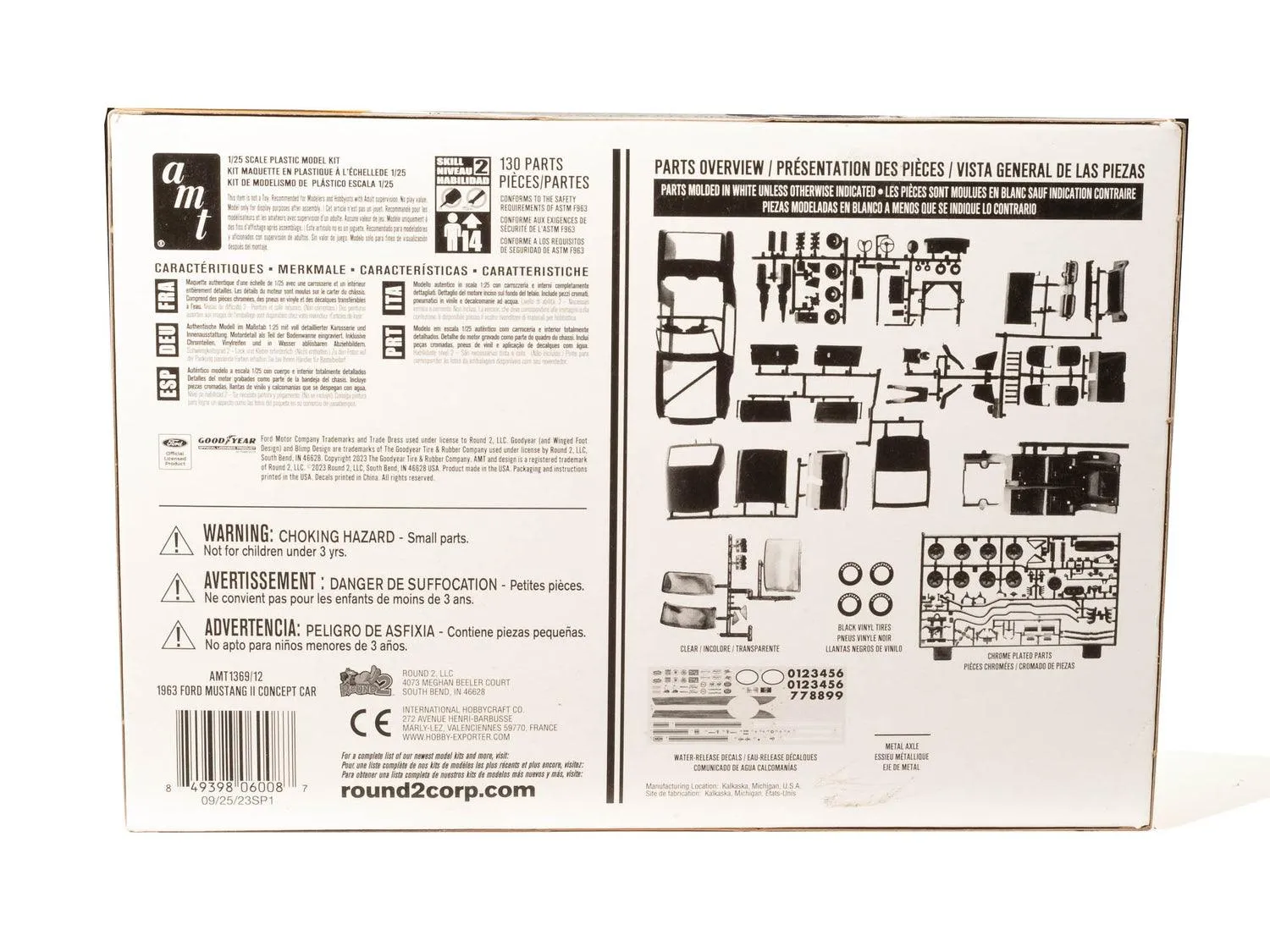 AMT 1963 Ford Mustang II Concept 1/25 Model Kit