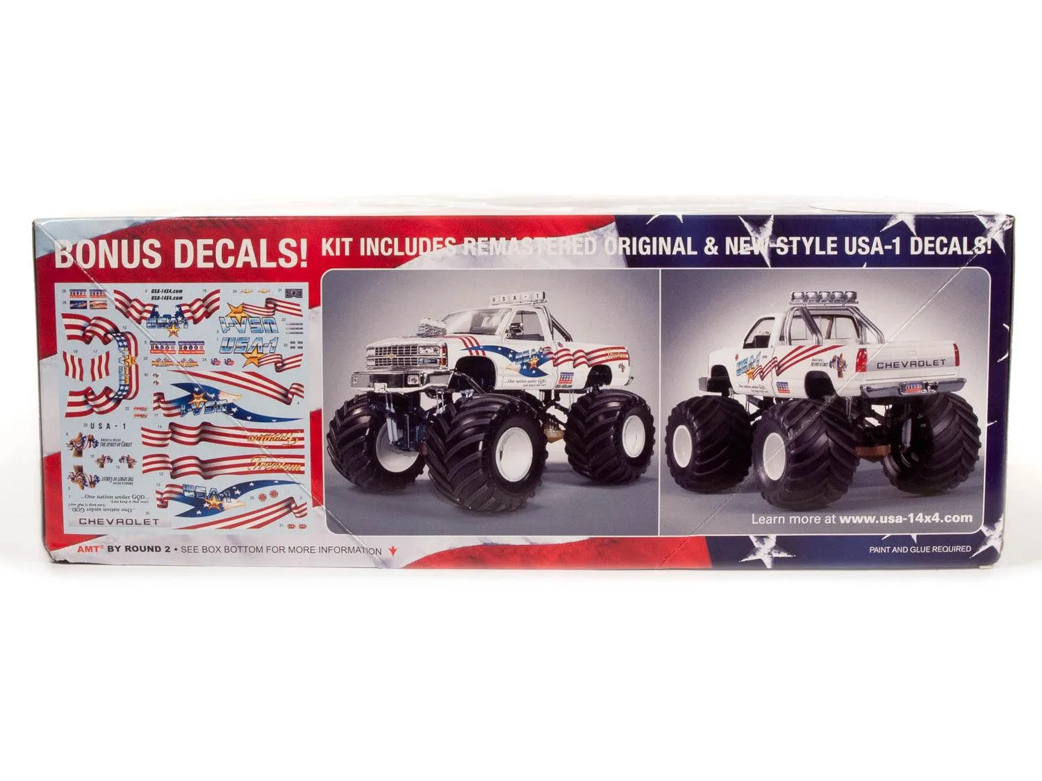 AMT USA-1 Chevy Silverado Monster Truck 1/25 Model Kit