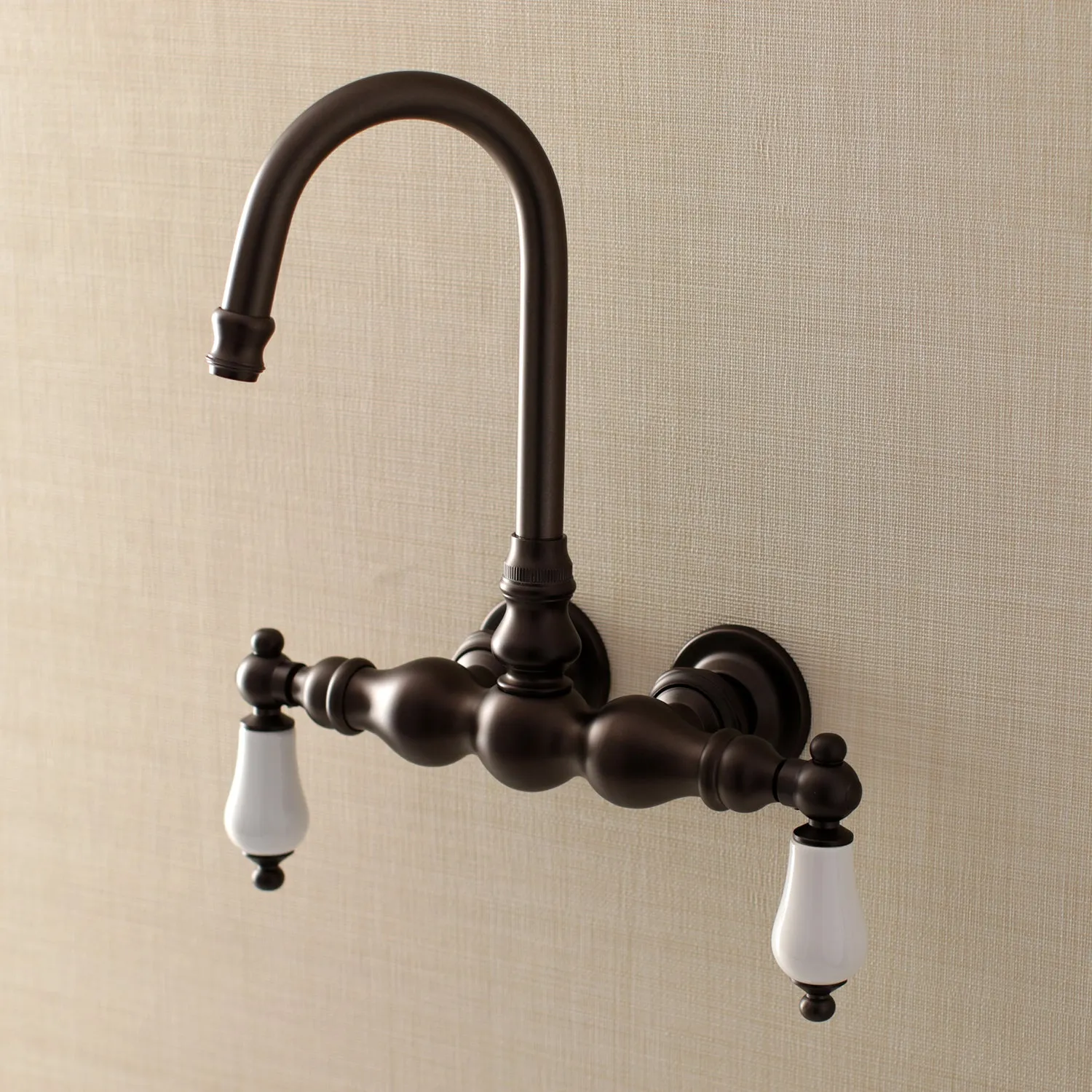 Aqua Vintage 3-3/8 Inch Wall Mount Tub Faucet