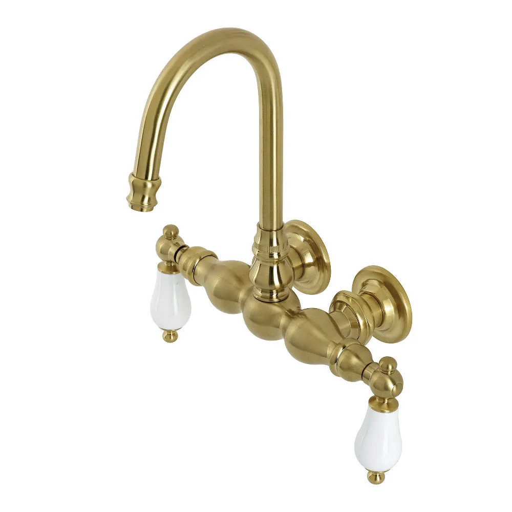 Aqua Vintage 3-3/8 Inch Wall Mount Tub Faucet