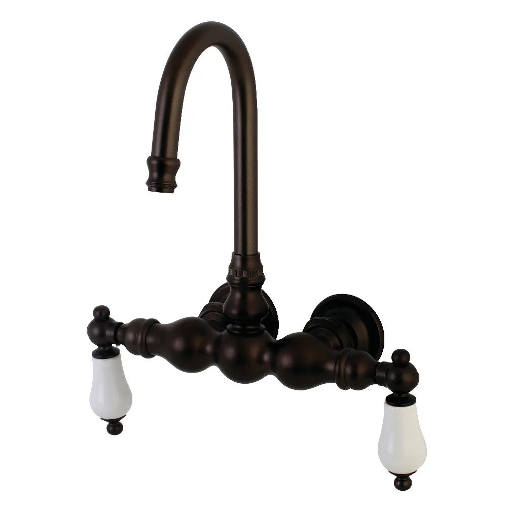 Aqua Vintage 3-3/8 Inch Wall Mount Tub Faucet