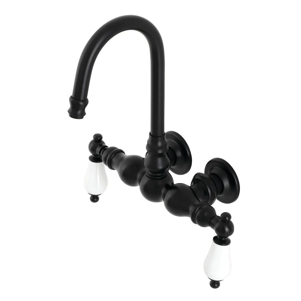 Aqua Vintage 3-3/8 Inch Wall Mount Tub Faucet