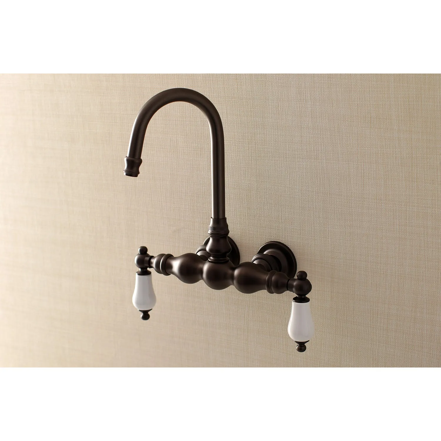 Aqua Vintage 3-3/8 Inch Wall Mount Tub Faucet