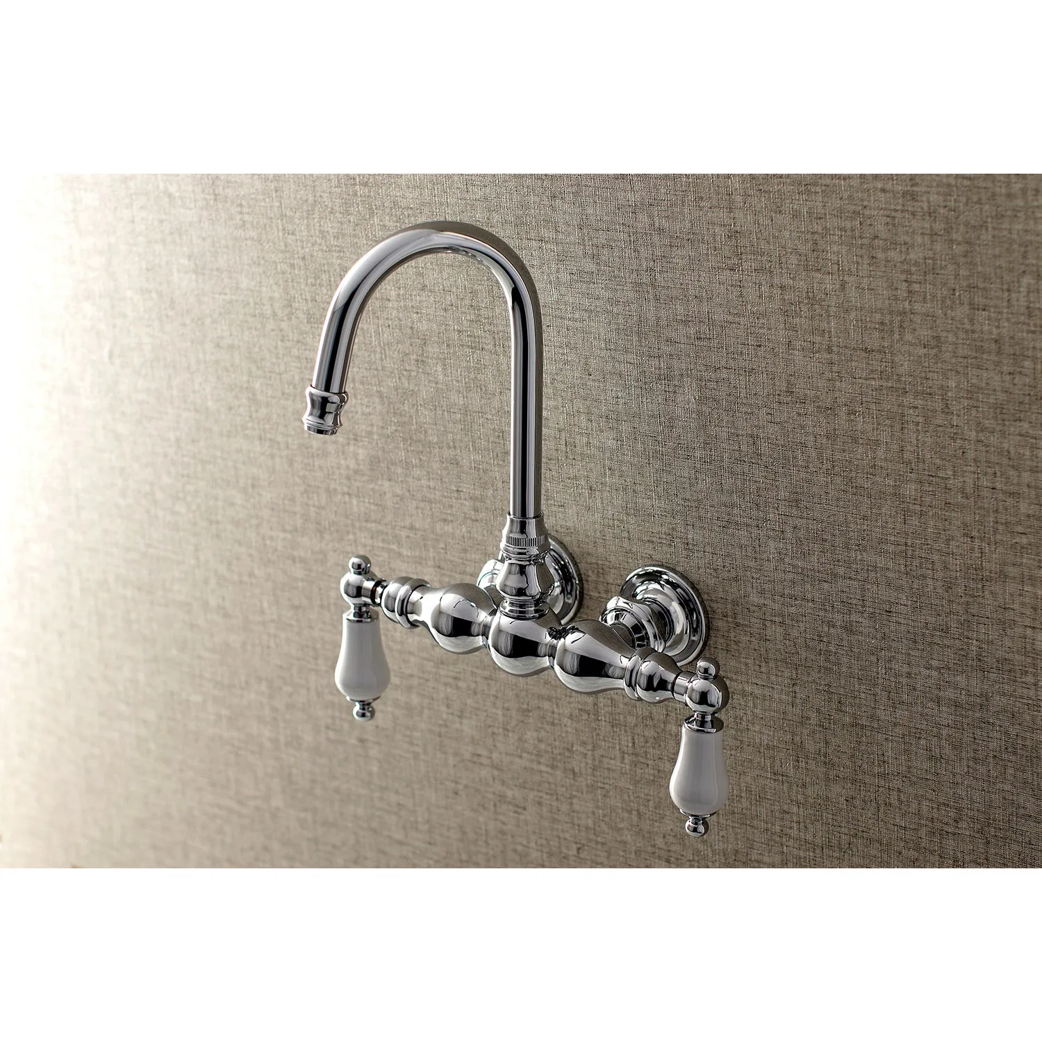 Aqua Vintage 3-3/8 Inch Wall Mount Tub Faucet