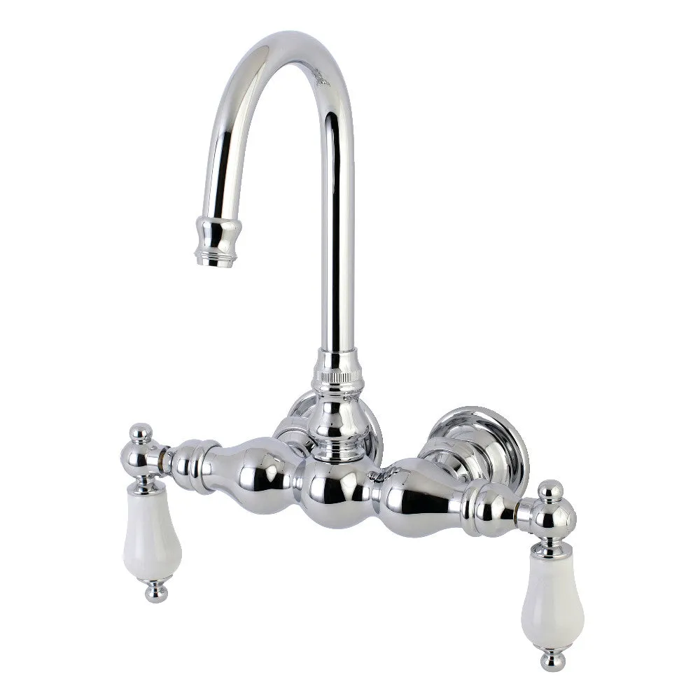 Aqua Vintage 3-3/8 Inch Wall Mount Tub Faucet