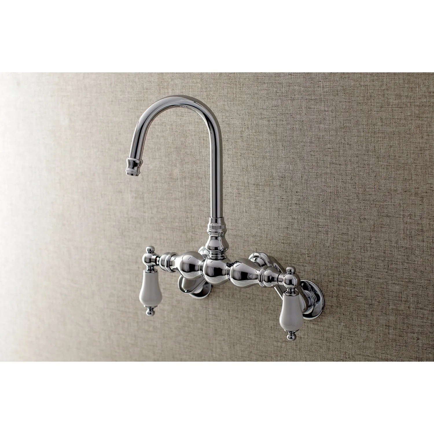 Aqua Vintage Adjustable Center Wall Mount Tub Faucet