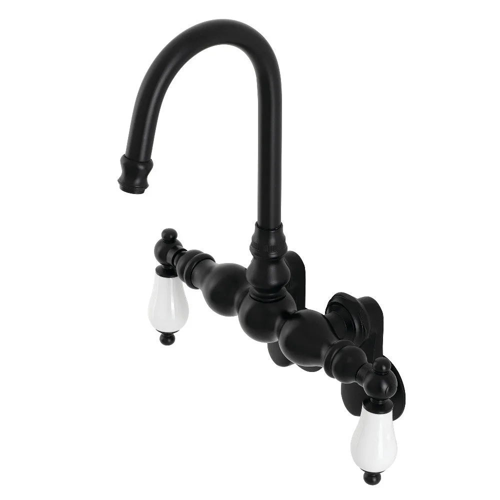 Aqua Vintage Adjustable Center Wall Mount Tub Faucet