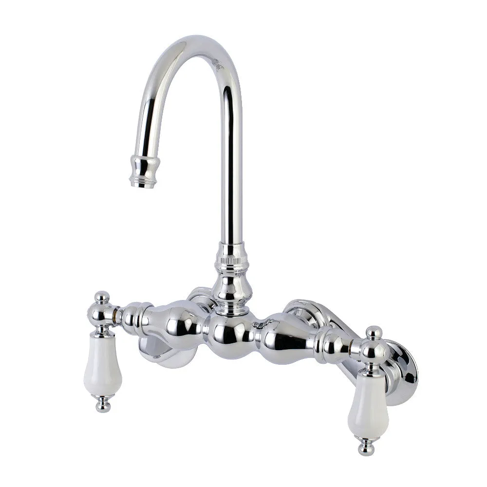 Aqua Vintage Adjustable Center Wall Mount Tub Faucet