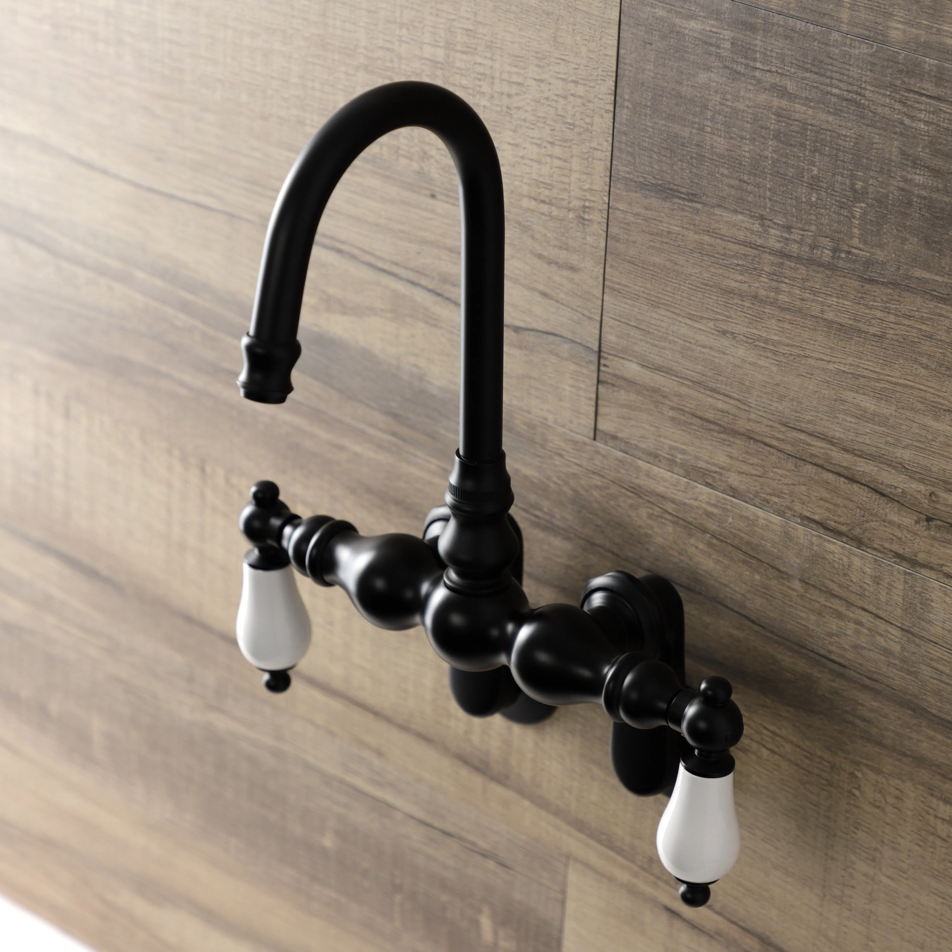 Aqua Vintage Adjustable Center Wall Mount Tub Faucet