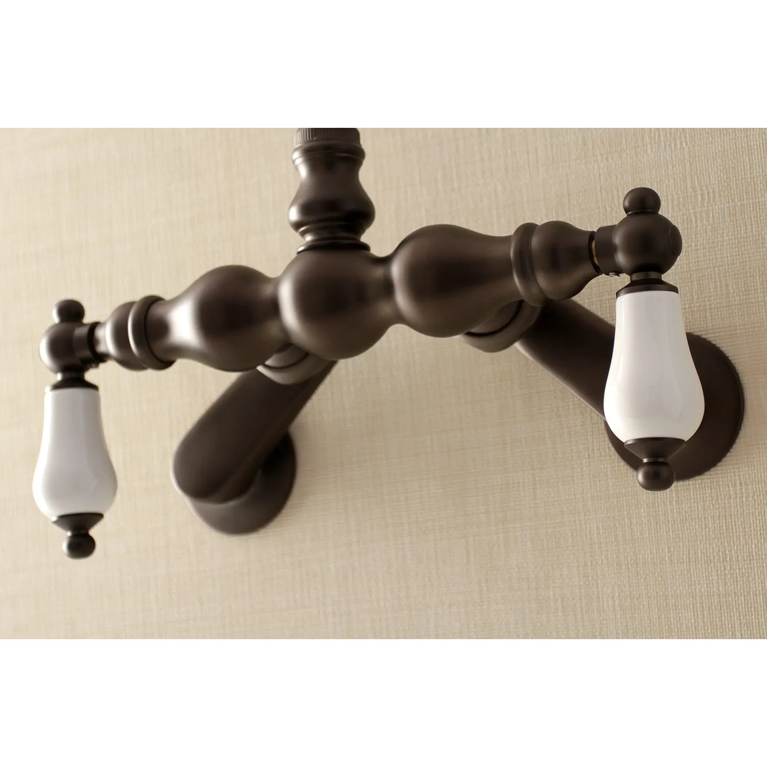 Aqua Vintage Adjustable Center Wall Mount Tub Faucet