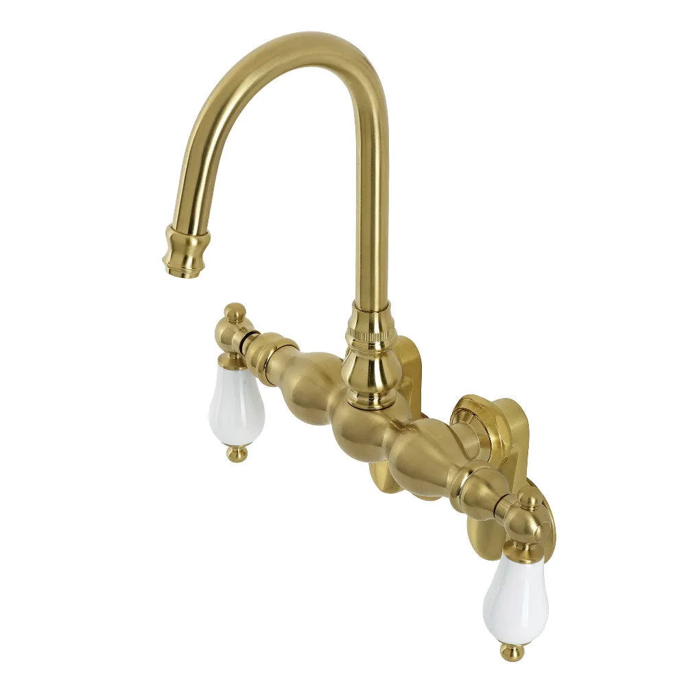 Aqua Vintage Adjustable Center Wall Mount Tub Faucet