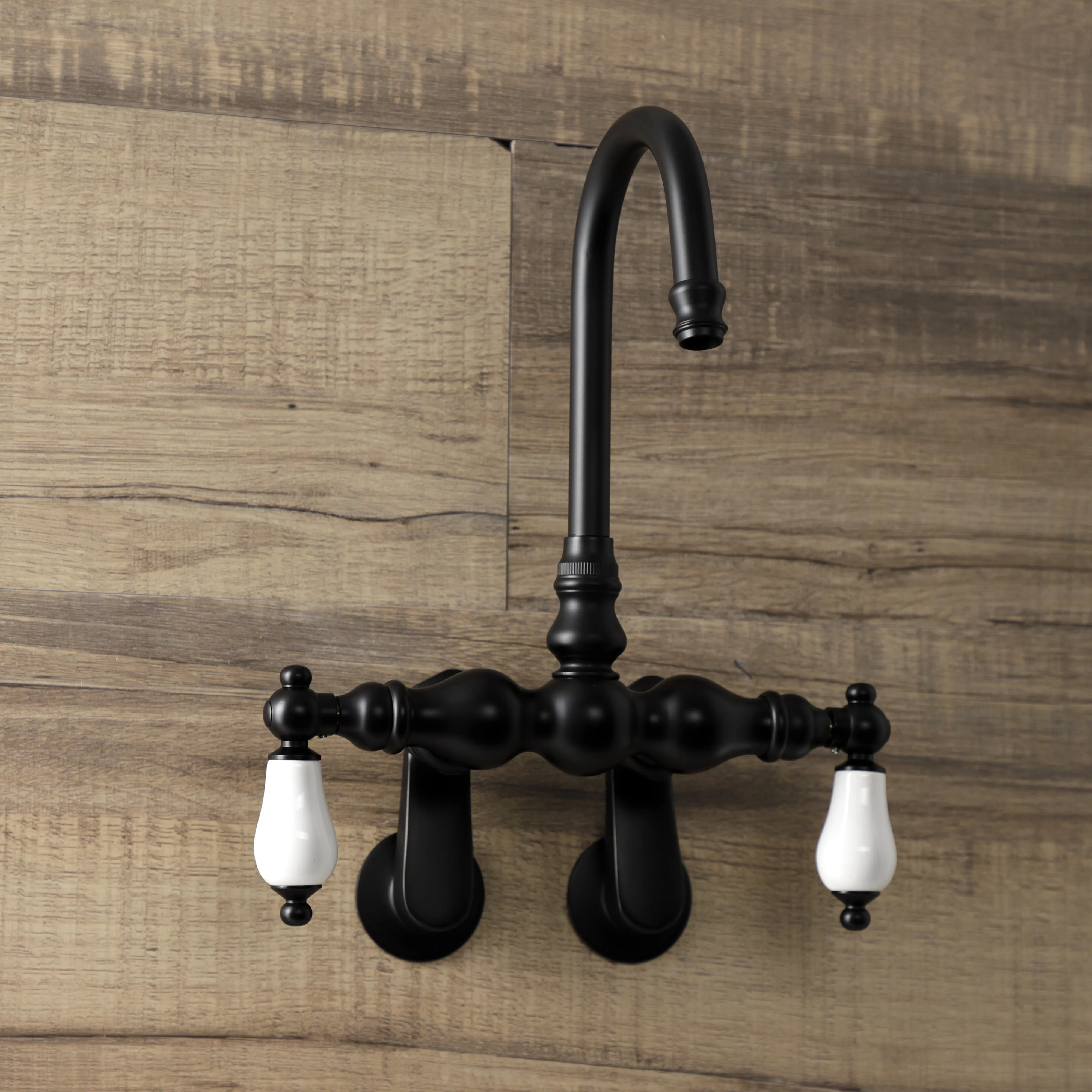 Aqua Vintage Adjustable Center Wall Mount Tub Faucet