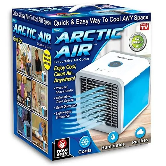 Arctic Air Go Portable 3 In 1 Conditioner Humidifier Purifier Mini Cooler for Kitchen and room