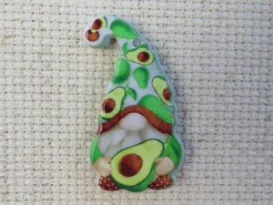 Avocado Gnome Needle Minder, Cover Minder, Magnet LAST ONE!