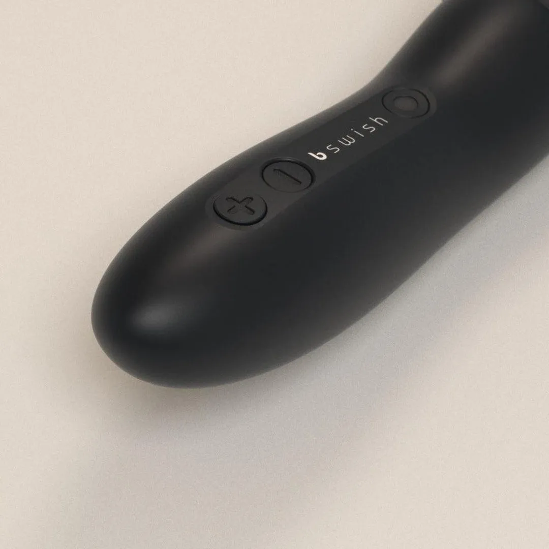 B Swish Bthrilled Premium Noir Black Wand Massager