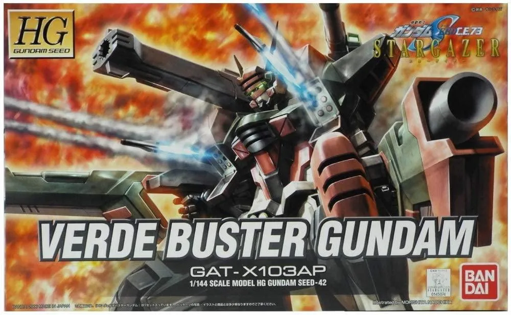 Bandai 042 Verde Buster Gundam Seed HG 1/144 Model Kit