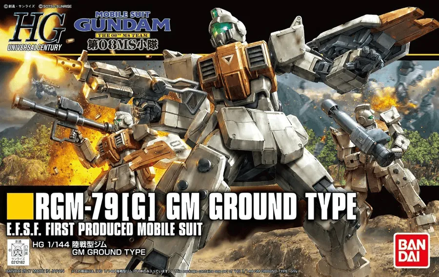 Bandai 202 RGM-79 GM Ground Type HGUC 1/144 Model Kit