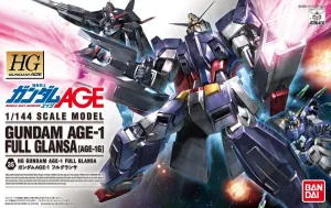 Bandai 35 Gundam AGE-1 Full Glansa HG 1/144 Model Kit