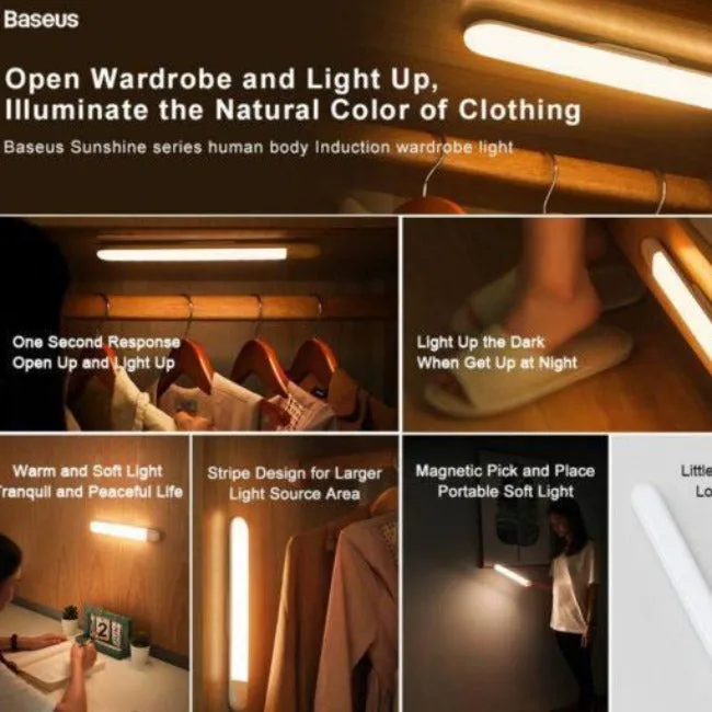 Baseus Sunshine Series Human Body Induction Wardrobe Light