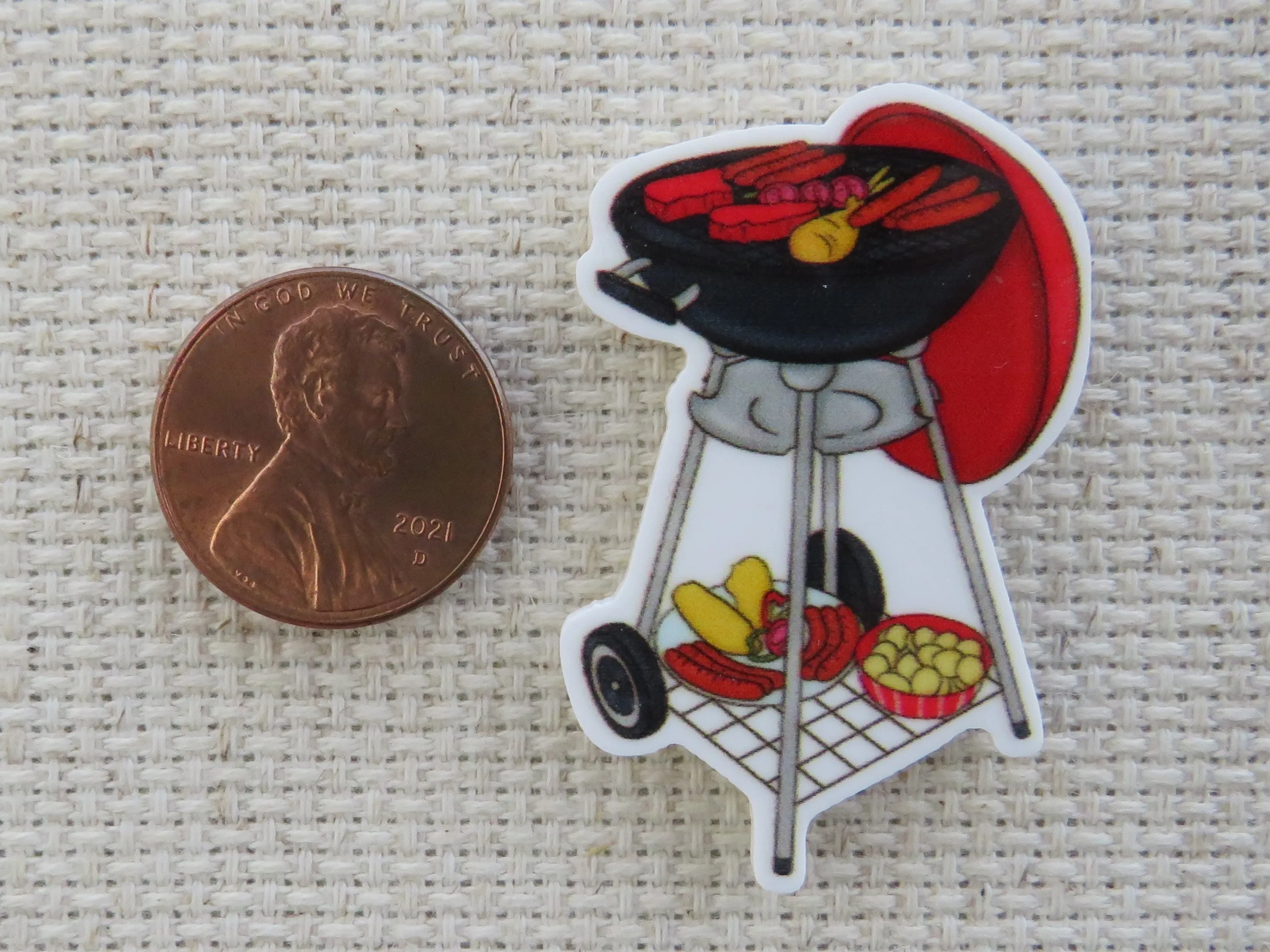 BBQ Time Needle Minder, Cover Minder, Magnet LAST ONE!