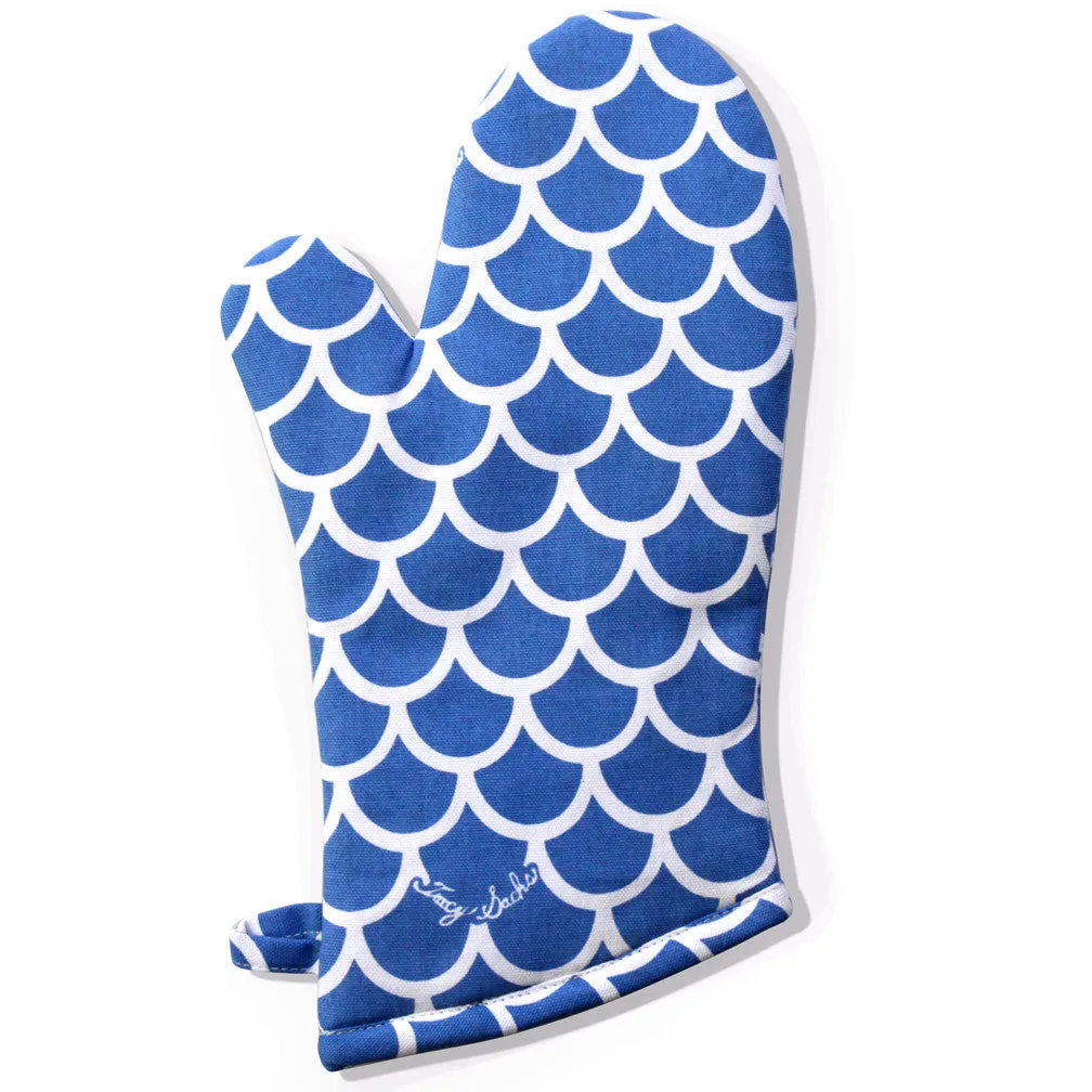 Blue Wave Oven Mitt