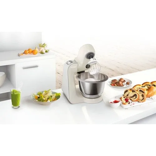 Bosch Mum58l20 Food Processor 1000 W 3.9 L Grey, Stainless Steel, White