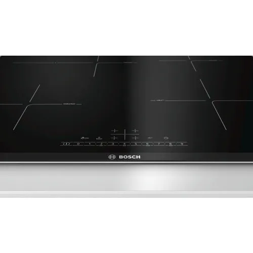 Bosch Serie 6 Pif675fc1e Hob Black, Stainless Steel Built-In Zone Induction Hob 4 Zone(S)