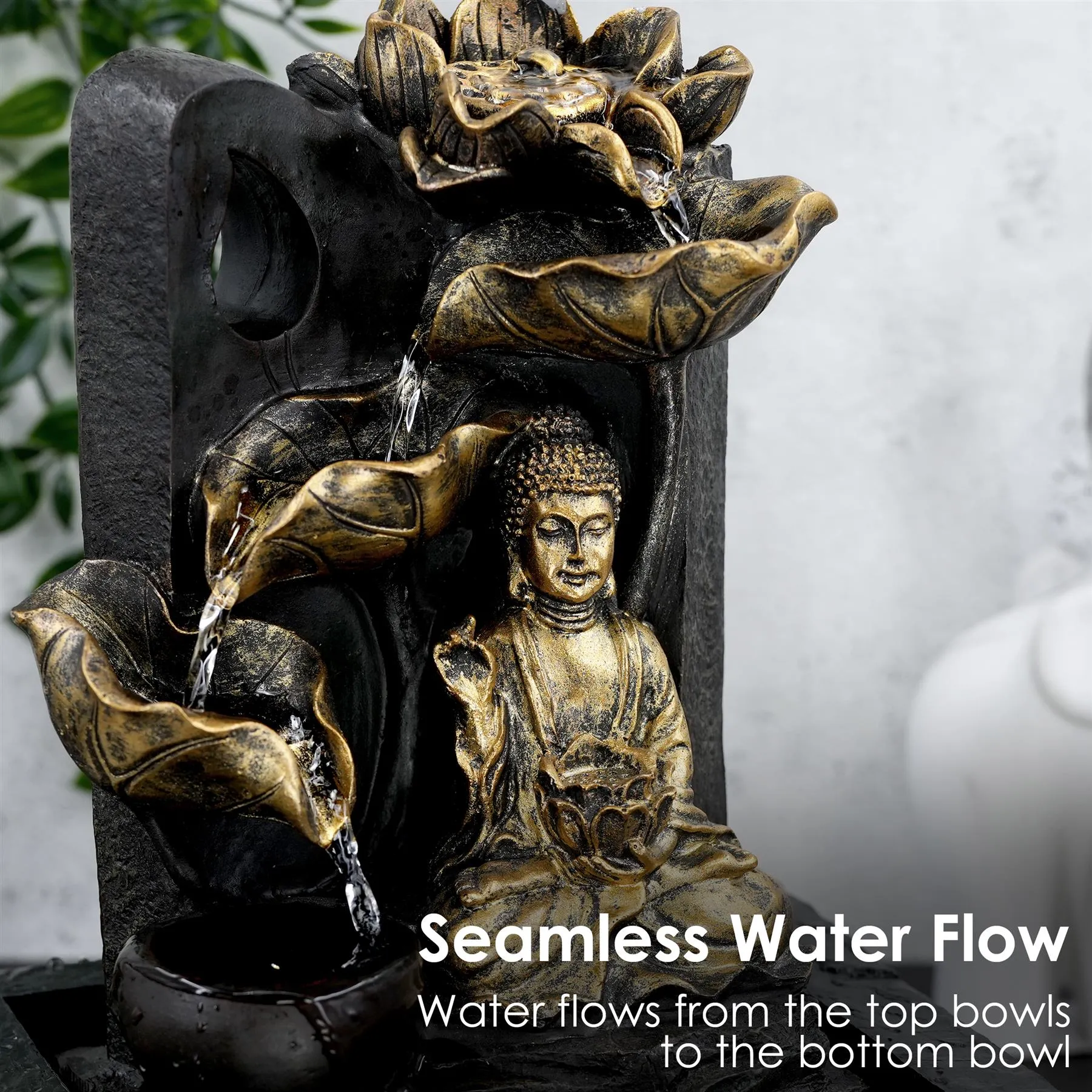 Buddha Water Feature Indoor With LED