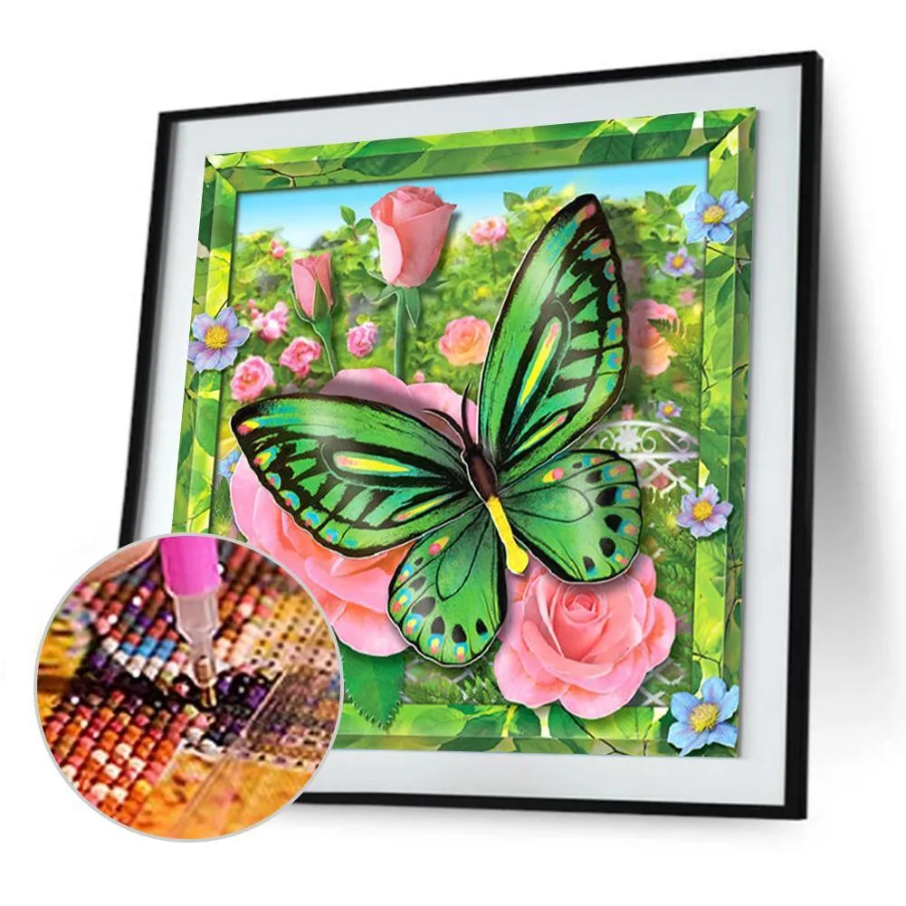 Butterfly - Full Diamond Painting - 30x30cm