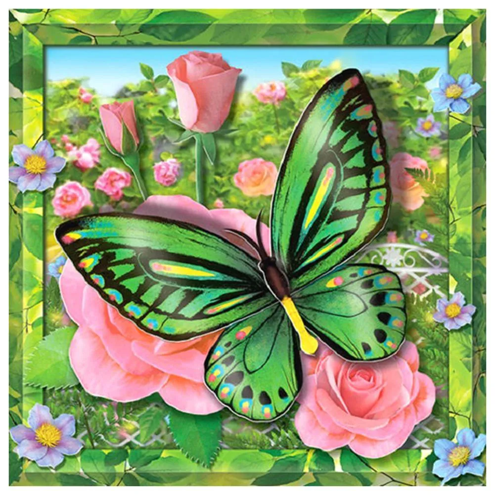 Butterfly - Full Diamond Painting - 30x30cm