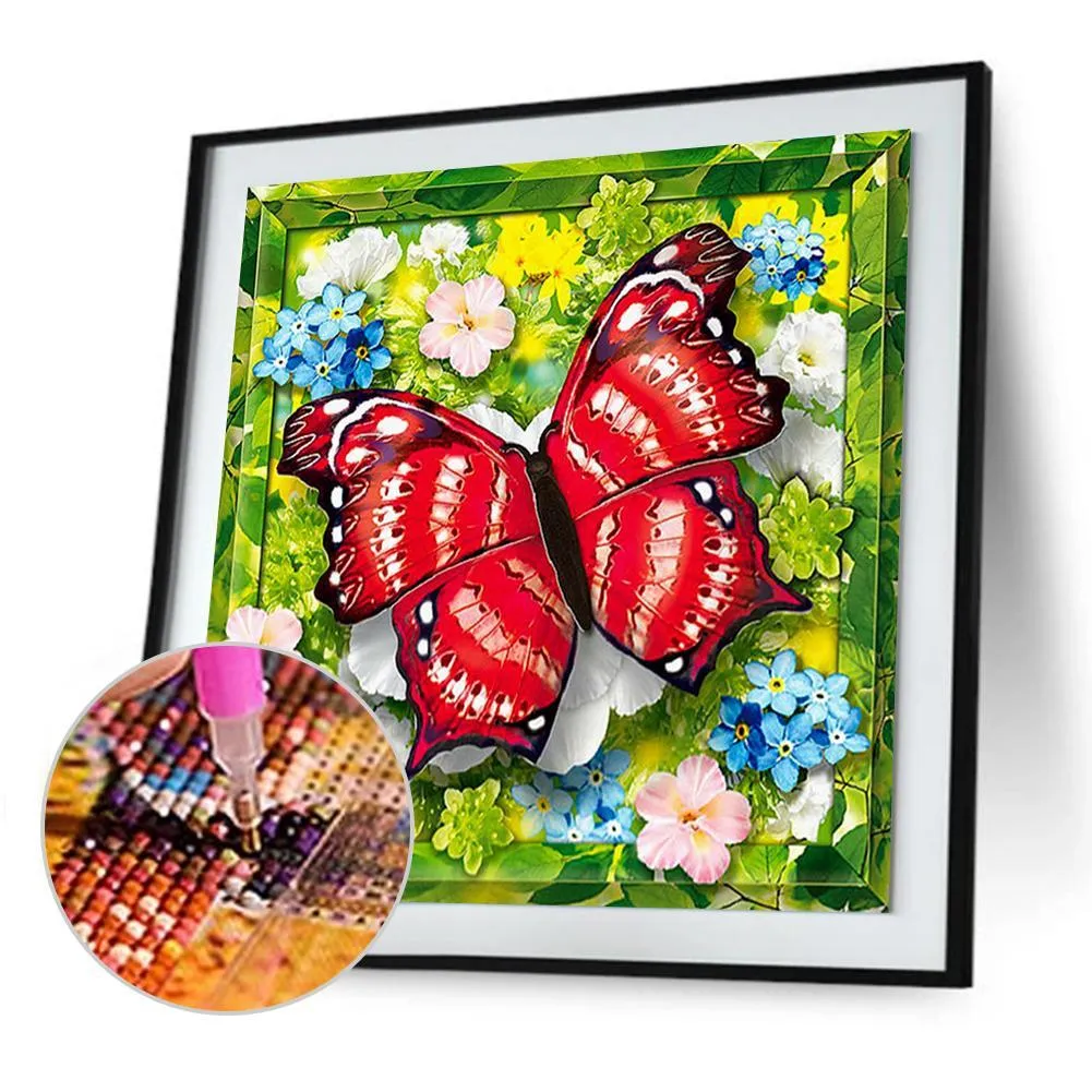 Butterflyation - Full Diamond Painting - 30x30cm