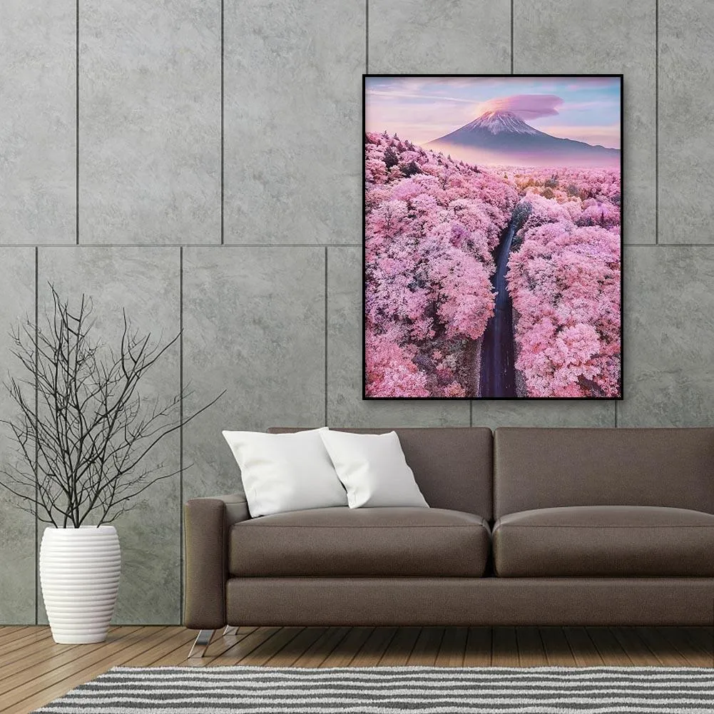 Cherry Blossom - Full Round Diamond - 30x40CM