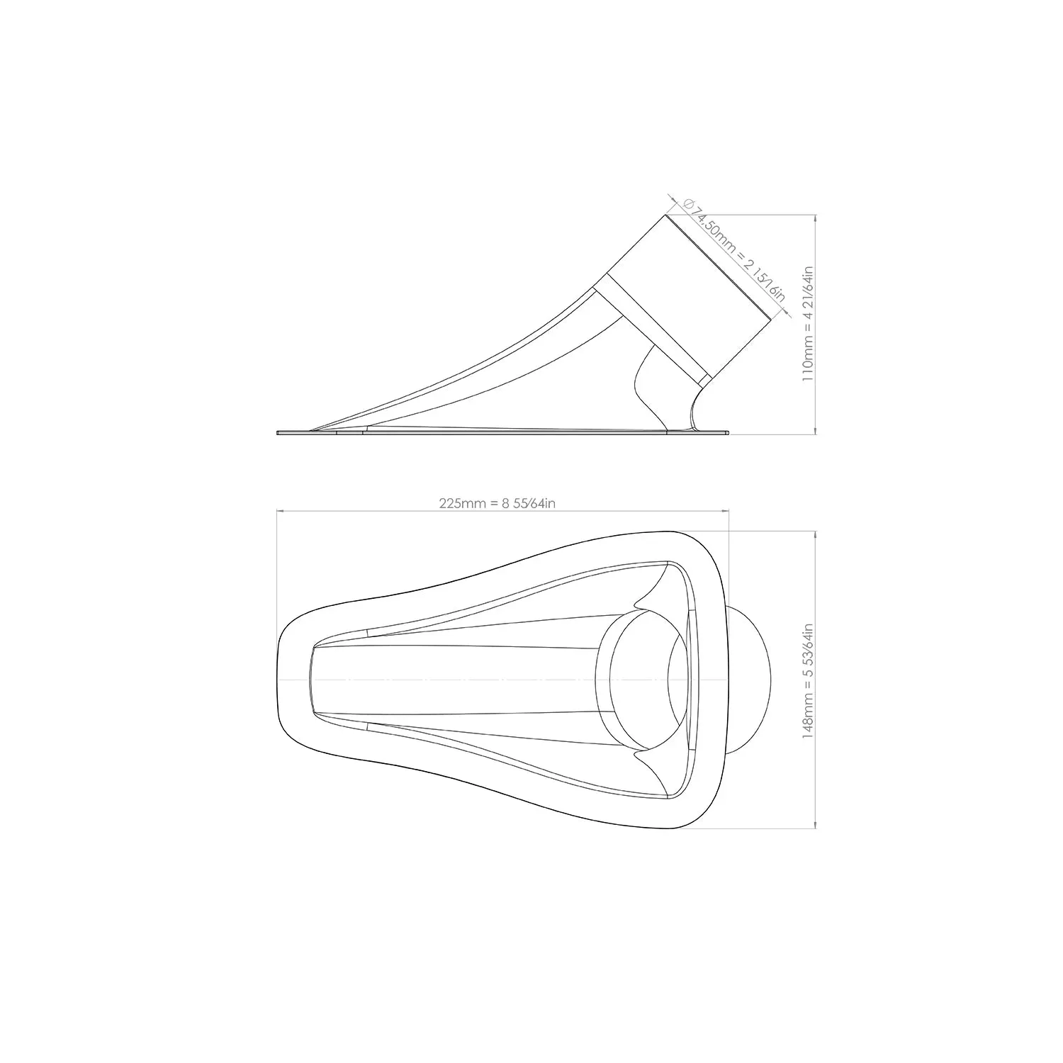 ChillOut 3” Carbon Fiber NACA Duct