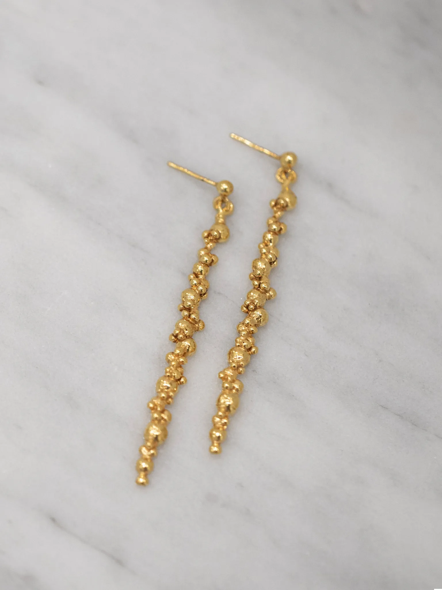 Céleste Deux Earrings Gold