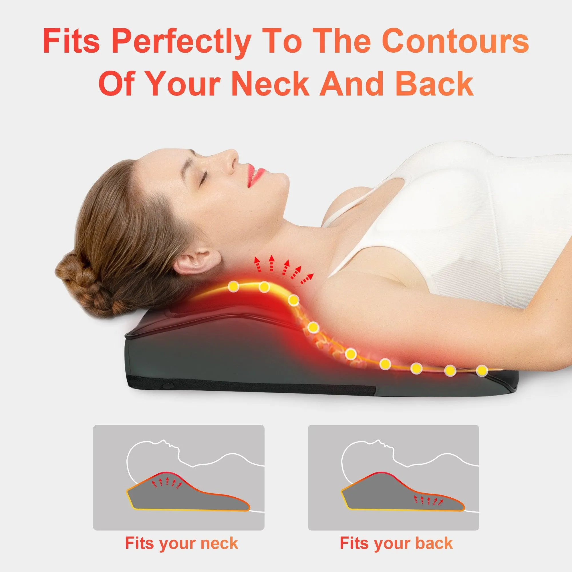 COMFIER Back Neck Massager for Back Neck Pain Relief --CF-1228