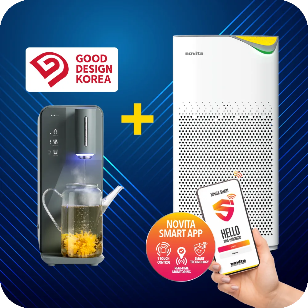 Corp-Bundle - Air Purifier A2   Instant Hot Water Dispenser W10