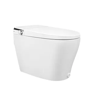 DeerValley DV-1S0029-V3 Smart Bidet Toilet, One-Piece Elongated Smart Toilet with Foot Kick Flush, Warm Wash (Seat Included)